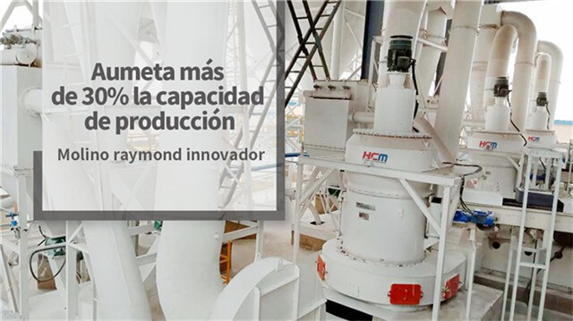 Molino de raymond innovador HCM serie para carbonato de calcio